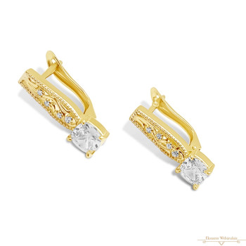 Arany Francia Kapcsos Fülbevaló AU 87340