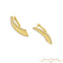 Arany Francia Kapcsos Fülbevaló AU 75066