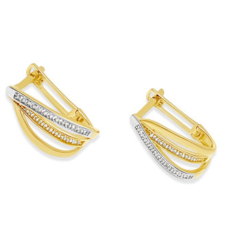 Arany Francia Kapcsos Fülbevaló AU 89719