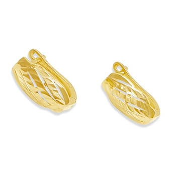 Arany Francia Kapcsos Fülbevaló AU 89730