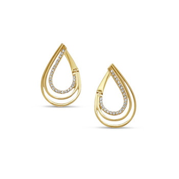 Arany Francia Kapcsos Fülbevaló AU 75061