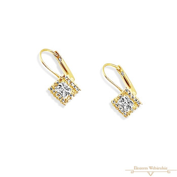 Arany Hagyományos Kapcsos Fülbevaló AU 68285