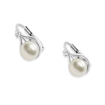 Fehérarany Tenyésztett Gyöngyös Fülbevaló AU 89792