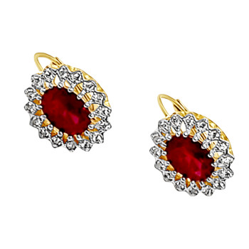 Arany Hagyományos Kapcsos Fülbevaló AU 76369