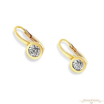 Arany Hagyományos Kapcsos Fülbevaló AU 78333