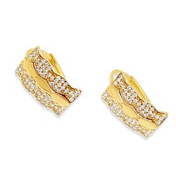 Arany Hagyományos Kapcsos Fülbevaló AU 83483 Arany Hagyományos Kapcsos Fülbevaló AU 83483