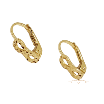 Arany Hagyományos Kapcsos Fülbevaló AU 84629