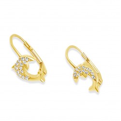 Arany Hagyományos Kapcsos Fülbevaló AU 89745