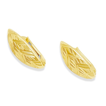 Arany Hagyományos Kapcsos Fülbevaló AU 89707