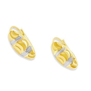 Arany Hagyományos Kapcsos Fülbevaló AU 89744