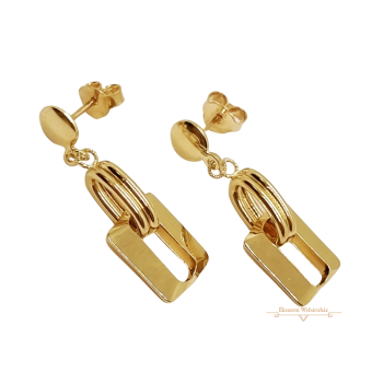 Arany Lógós Fülbevaló AU 85050