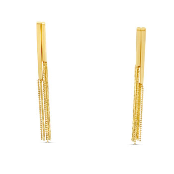 Arany Lógós Fülbevaló AU 89005