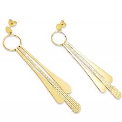 Arany Lógós Fülbevaló AU 89019