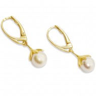 Arany Tenyésztett Gyöngyös Fülbevaló AU 89566