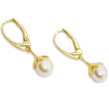 Arany Tenyésztett Gyöngyös Fülbevaló AU 89566
