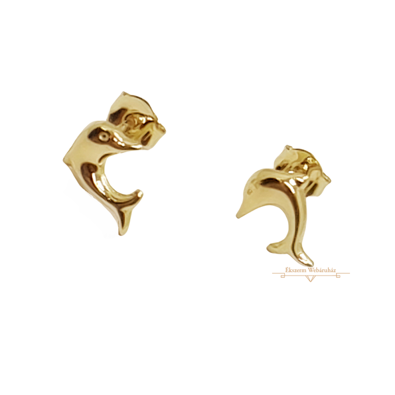 Arany Delfin Stekkeres Fülbevaló EK 84913