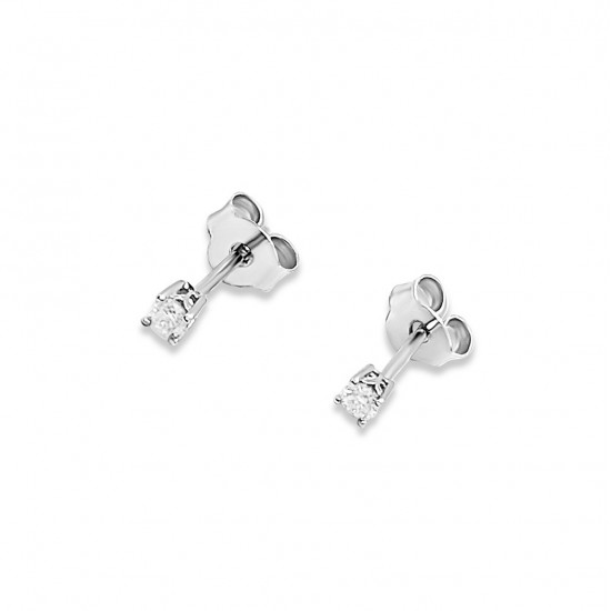 Fehérarany Brill Köves Fülbevaló AU 88821