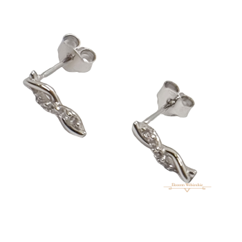 Fehérarany Stekkeres Fülbevaló AU 84880