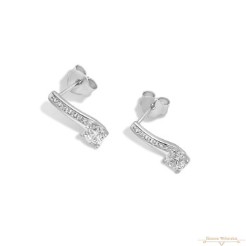 Fehérarany Stekkeres Fülbevaló AU 87351