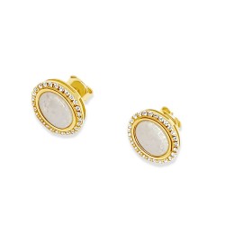 Arany Opál Köves Stekkeres Fülbevaló AU 88677