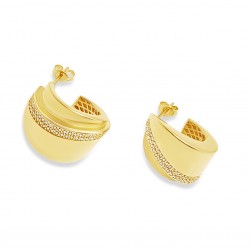Arany Cirkónia Köves Stekkeres Fülbevaló AU 90231