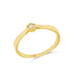 Arany Brill Köves Gyűrű (méret:50) AU 52118 Arany Brill Köves Gyűrű (méret:50) AU 52118