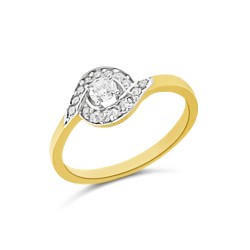 Arany Brill Köves Gyűrű (méret:52) AU 60065 Arany Brill Köves Gyűrű (méret:52) AU 60065