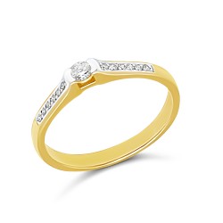 Arany Brill Köves Gyűrű (méret:58) AU 79276 Arany Brill Köves Gyűrű (méret:58) AU 79276