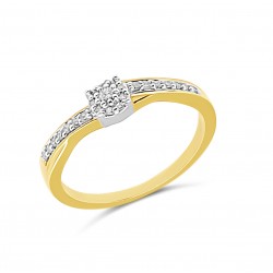 Arany Brill Köves Gyűrű (méret:50) AU 83098 Arany Brill Köves Gyűrű (méret:50) AU 83098