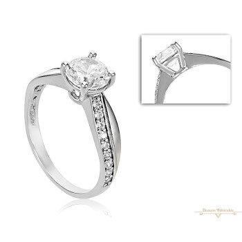 Fehérarany Gyűrű (méret:50) AU 65497