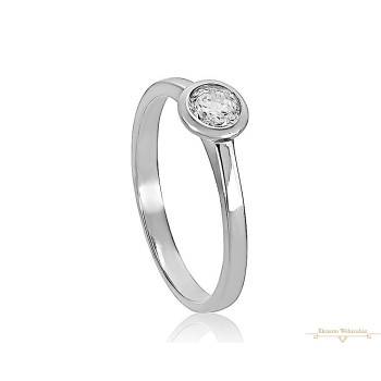 Fehérarany Gyűrű (méret:51) AU 67091