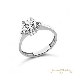 Fehérarany Gyűrű (méret:52) AU 68473