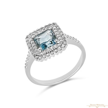 Fehérarany Gyűrű (méret:54) AU 84395