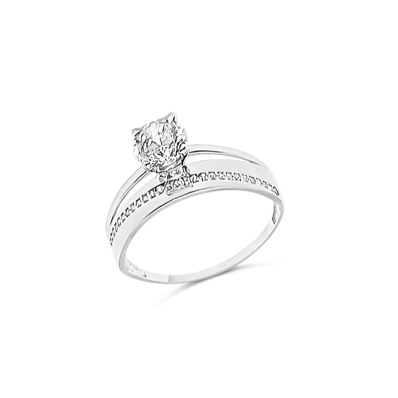 Fehérarany Gyűrű (méret:66) SG 72793