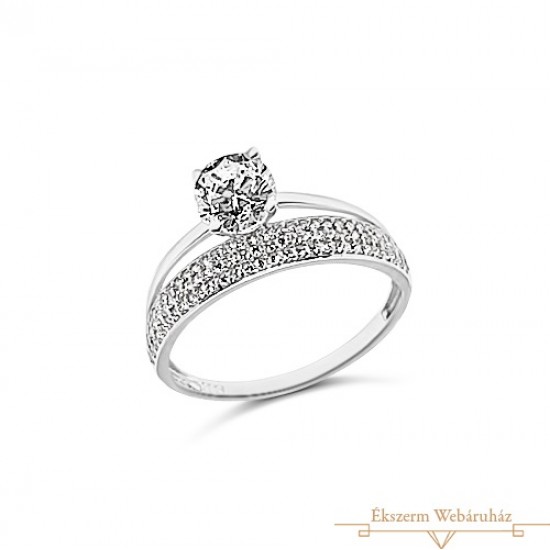 Fehérarany Gyűrű (méret:62) SG 75806