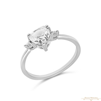 Fehérarany Gyűrű (méret:51) AU 85538