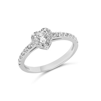 Fehérarany Gyűrű (méret:51) AU 89241