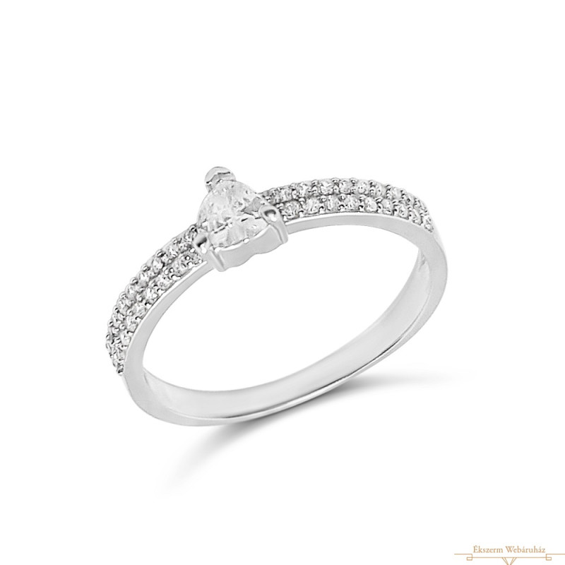Fehérarany Gyűrű (méret:60) SC 87335