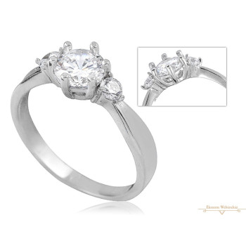 Fehérarany Gyűrű (méret:50) AU 76727