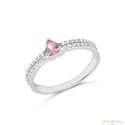 Fehérarany Gyűrű (méret:54) AU 87318