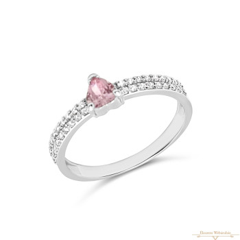 Fehérarany Gyűrű (méret:54) AU 87318