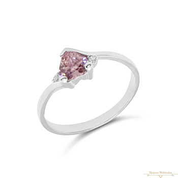 Fehérarany Gyűrű (méret:52) AU 87320