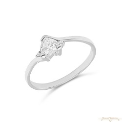 Fehérarany Gyűrű (méret:48) AU 87329