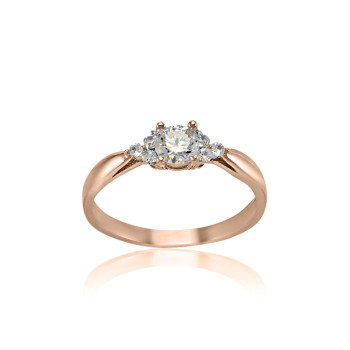 Rozé Arany Gyűrű (méret:51) AU 80929