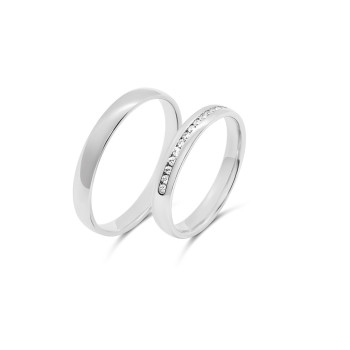 Fehérarany Karikagyűrű AU ROCOMFK