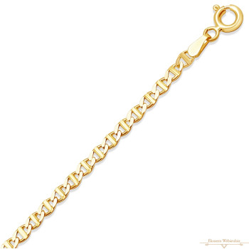 Arany Tömör Karlánc (méret:19,5) AU 86184