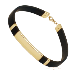 Arany Kaucsuk (méret:19) Karkötő AU 84708