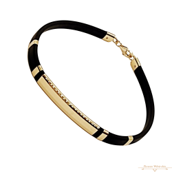 Arany Kaucsuk (méret:18) Karkötő AU 87070