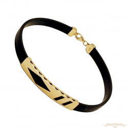 Arany Kaucsuk (méret:20,5) Karkötő AU 86203