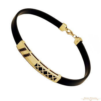 Arany Kaucsuk (méret:21) Karkötő AU 86205